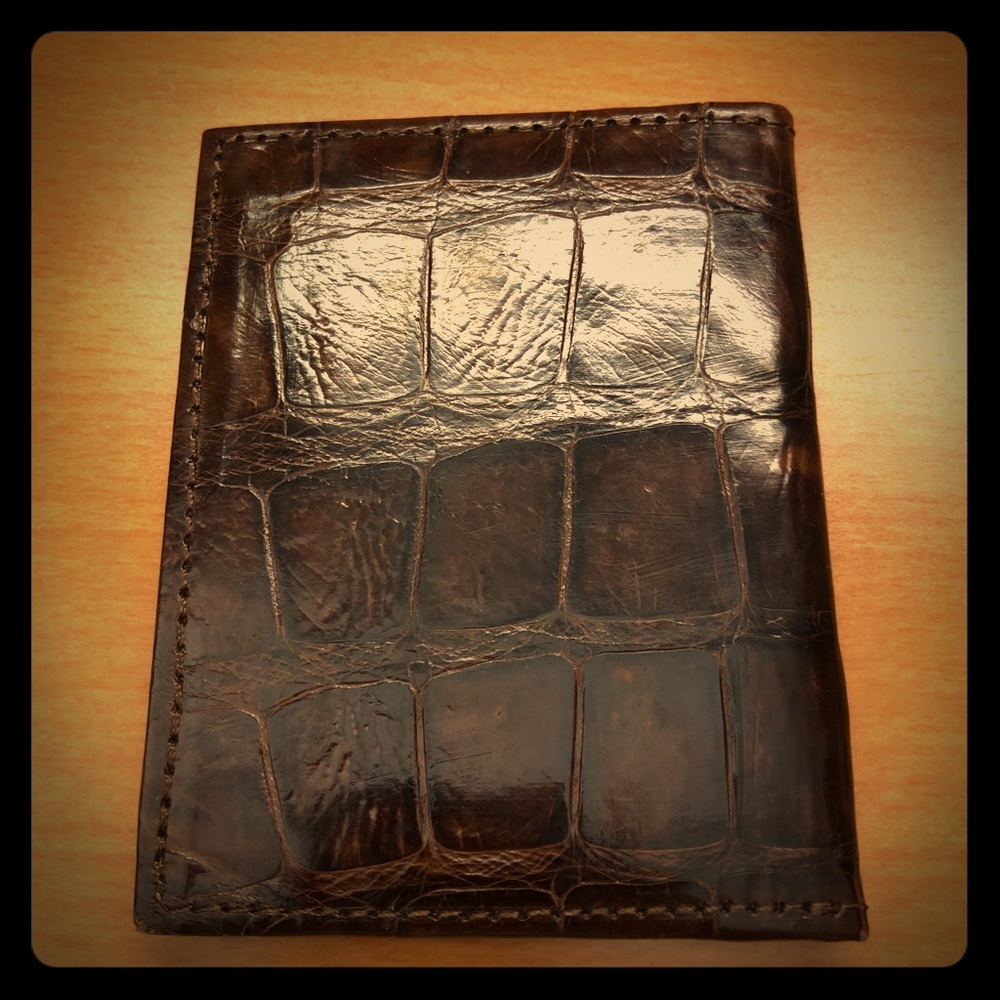 American Alligator Leather card holder